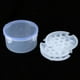 thumbnail image 4 of Bandeja para cubitos de hielo, moldes de rejilla para hielo redondos de silicona Flexible, molde para hacer hielo, características de vanguardia, 4 of 13