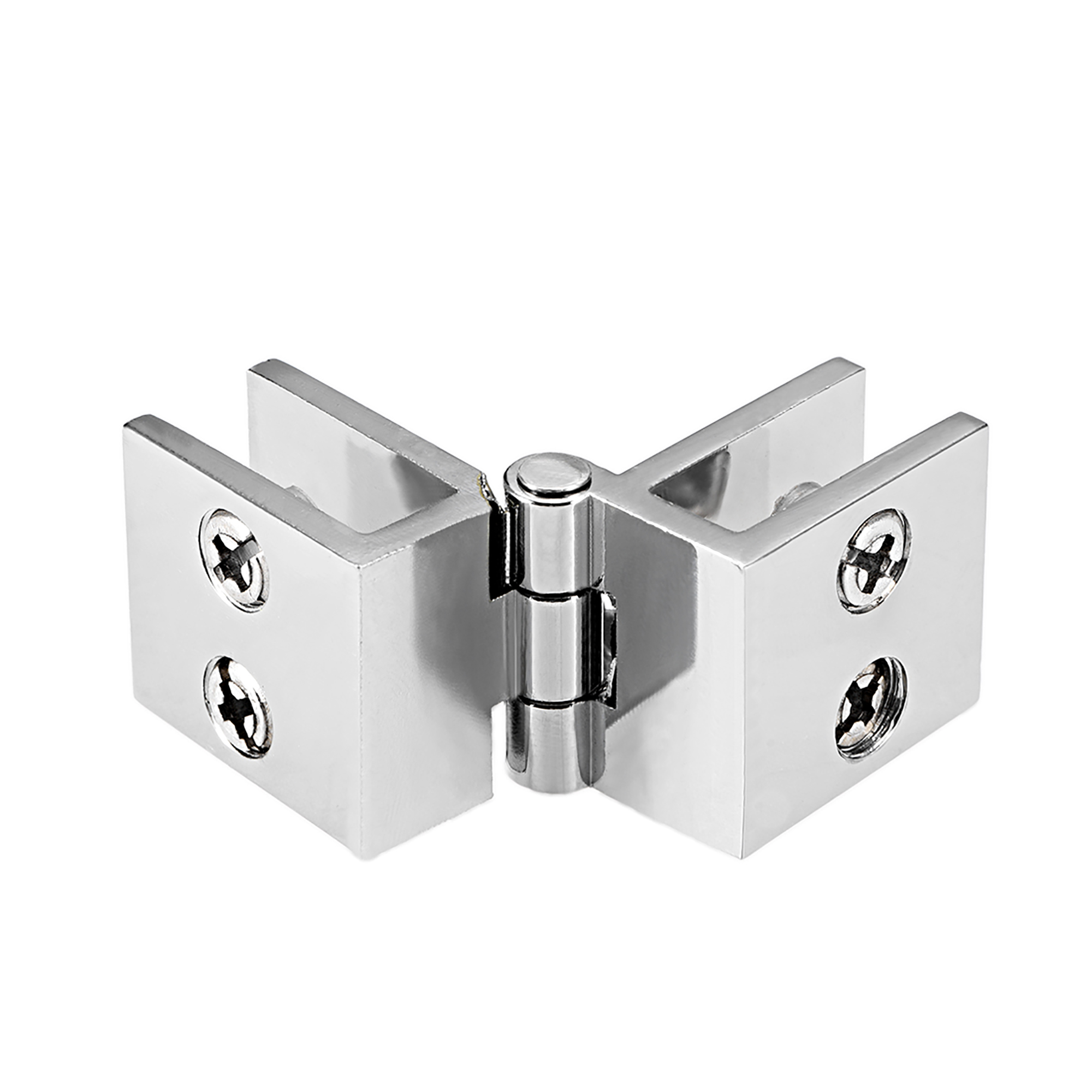 Glass Hinge Adjustable 180 Degree Clamp for 58mm Thickness
