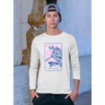 thumbnail image 2 of Skeleton Skater Halloween Street Graphic - Men's Long Sleeve, 2 of 4
