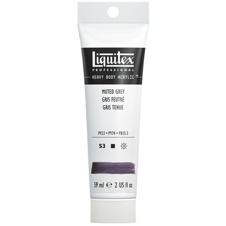 UPC: 0887452995630 | Liquitex Professional Heavy Body Acrylic Color 2 oz. Muted Grey