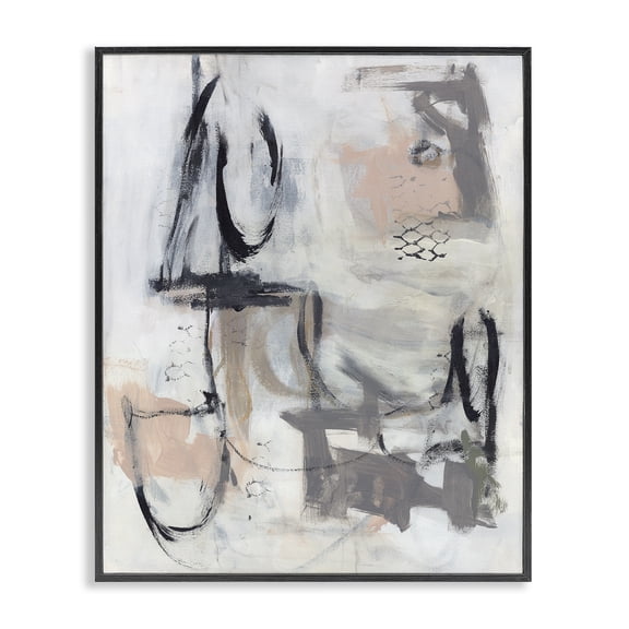 Stupell Industries Contemporary Black Framed Giclee Art, 11 x 14, by Valerie Corvin