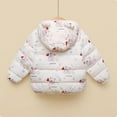 thumbnail image 5 of Baby Girls Winter Coats Waterproof Hooded Zip Jacket with Cute Print Warm Fleece Padded Jacket for Boys Girls 1-5Y, 5 of 5
