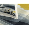 thumbnail image 3 of Ambesonne Nautical Quilted Coverlet 3 Pcs, Scandinavian Sailboat Sea, King Size, Blue Grey and Earth Yellow, 3 of 4