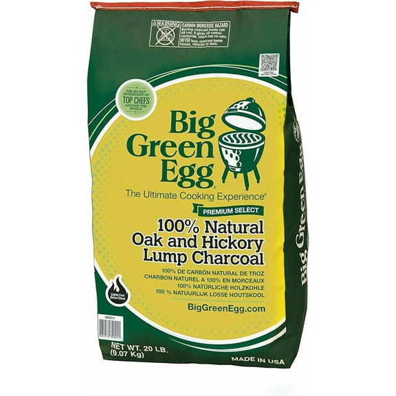 Big Green Egg Premium Select Lump Charcoal, 17.6 lb