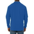 thumbnail image 3 of Jerzees Men's Spotshield Long Sleeve Polo Shirt, 3 of 6