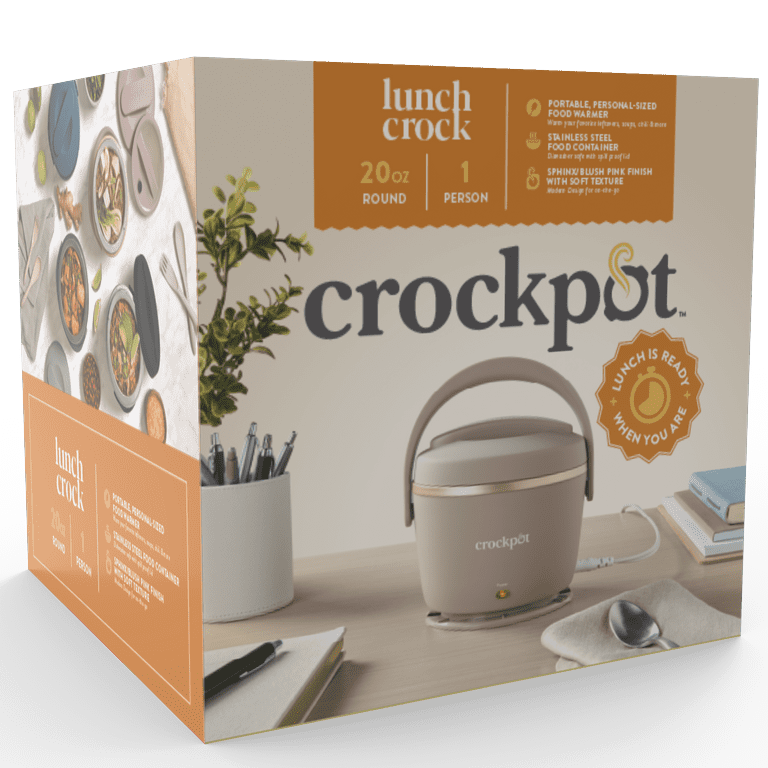 Crock-Pot Electric Lunch Box, Portable Food Warmer for Travel, Car
