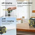 thumbnail image 4 of 40/60m Measuring Sight 3-in-1 Infrared Laser Tape Measuring, Portable Handheld Electronic Digital Tape Measure With Led Display, 4 of 5