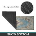 thumbnail image 7 of Bohemian Blue Ethnic Rug Kitchen Rugs and Mats Sets Of 2,Kitchen Decoration Rugs,Rubber Backing Non-Slip Floor Mat for Sink Washable Waterproof Laundry Room Runner Rugs, 7 of 7