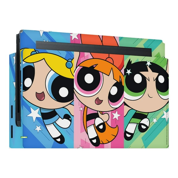 Head Case Designs Officially Licensed The Powerpuff Girls Graphics Group Oversized Vinyl Sticker Skin Decal Cover Compatible with Nintendo Switch Console & Dock