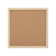 thumbnail image 2 of Tablero Colgante para Fotos - Tablero de Corcho de Madera para Mensajes, para Pared o Escritorio, 30 X 30 Cm, Opciones Marrón, Blanco y Negro, Incluye Cuerda y Tachuelas., 2 of 6