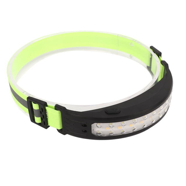Linterna frontal COB ligera Bling Bling de 1200mah tricolor para ciclismo