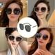 thumbnail image 5 of Gafas de sol de montura grande con personalidad europea y americana, fabricadas en TR, metal y TAC., 5 of 5