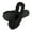 Black Slipper, variant on Jessica Simpson Women's Fluffy Pom Thong House Slide on Slippers with Memory Foam