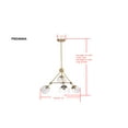 thumbnail image 5 of Safavieh Bain 4-Light Modern Glam Triangular Prism Pendant, 5 of 6