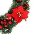 thumbnail image 4 of 30cm/40cm Christmas Wreath With LED Lights Xmas Front Door Hanging Home Decors, 4 of 4