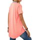 thumbnail image 5 of Camiseta de manga corta con botones y cuello en V para mujer Camiseta informal sólida Camisetas sueltas para deportes al aire libre Pompotops  hkajfhjk461988, 5 of 7