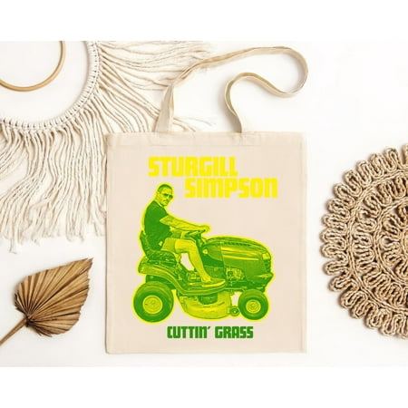 vintage Sturgill Simpson Cuttin Grass Tote Bag-TH23489