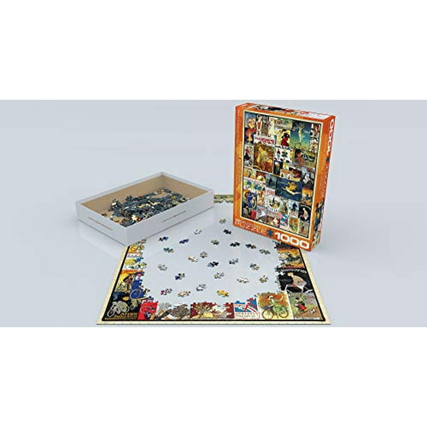 Eurographics Bicycles Vintage Ads Jigsaw Puzzle (1000 Piece