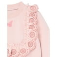 thumbnail image 6 of Modern Moments Toddler Girl Glinda Wicked Eyelet Ruffle Sweatshirt, Sizes 12 Months - 5T, 6 of 10