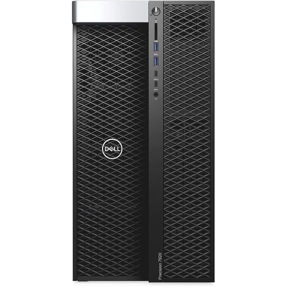 Restored Dell Precision 7920 Tower Workstation, Intel Xeon Silver 4116, 32GB DDR4 ECC RAM, 128GB SSD, Professional Graphics Support, Windows 11 Pro