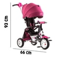 thumbnail image 4 of Triciclo Para Niños Evolutivo De Lujo Semi- Plegable Morado, 4 of 4