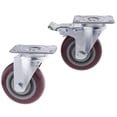 thumbnail image 3 of Ruedas giratorias de 360 grados Sharpla 4 pulgadas goma silenciosas para trabajo pesado con freno, 3 of 8