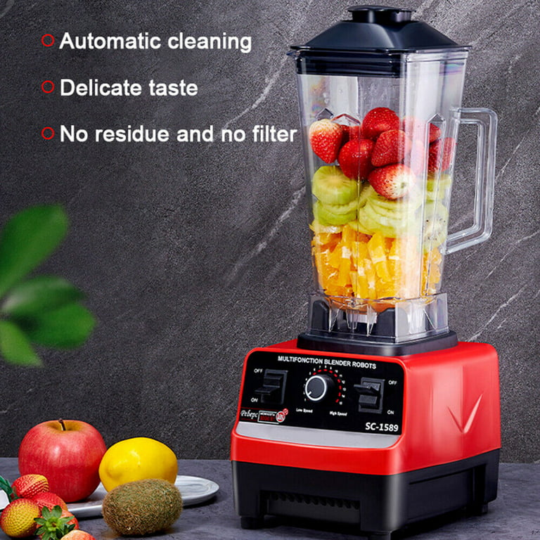  KIDISLE Professional Blenders, 1200W Powerful Smoothie Blender,  52oz Glass Jar for Shakes and Smoothies, Ice Crush, Frozen Fruit, Stainless  Steel & Sliver: Home & Kitchen