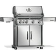 thumbnail image 2 of Napoleon Rogue PRO 525 4-Burner Natural Gas Grill in Stainless Steel with Infrared Side Burner and Stainless Steel Cooking Grids, 2 of 5