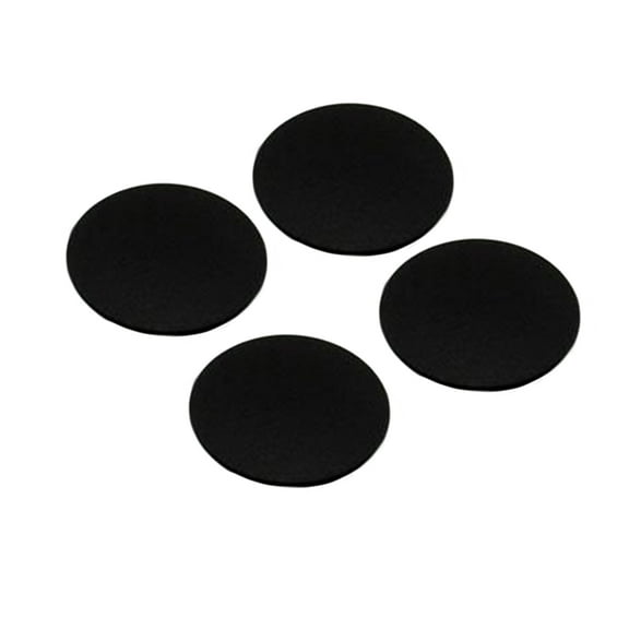 FOLOYORI 4Pcs Non Slip Rubber Pads for Laptop Base Square Black 1.8x1.8x0.05in