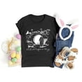 thumbnail image 2 of Mujeres Manga Corta de Verano Tops Pascua Impresa Cuello Redondo, Blusa de Moda Casual para la Primavera, 2 of 4