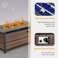 thumbnail image 3 of Sophia & William 56" Outdoor Propane Gas Fire Pit Table with Lid 50,000 BTU, 3 of 7