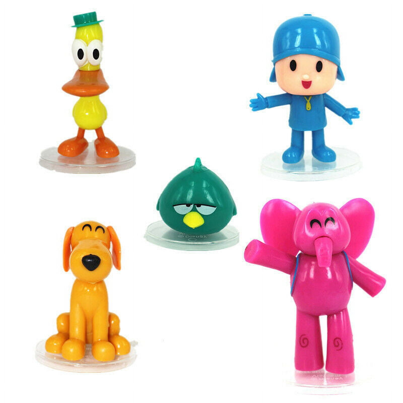 Gxhong Pocoyo 7 pcs Mini Figurines de Gâteau,Figurine Doll