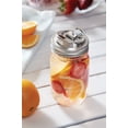 thumbnail image 6 of Jarware 2-in-1 Drink Lid for Regular Mouth Mason Jars, Stainless Steel, 2.75" x 2.75", 6 of 7