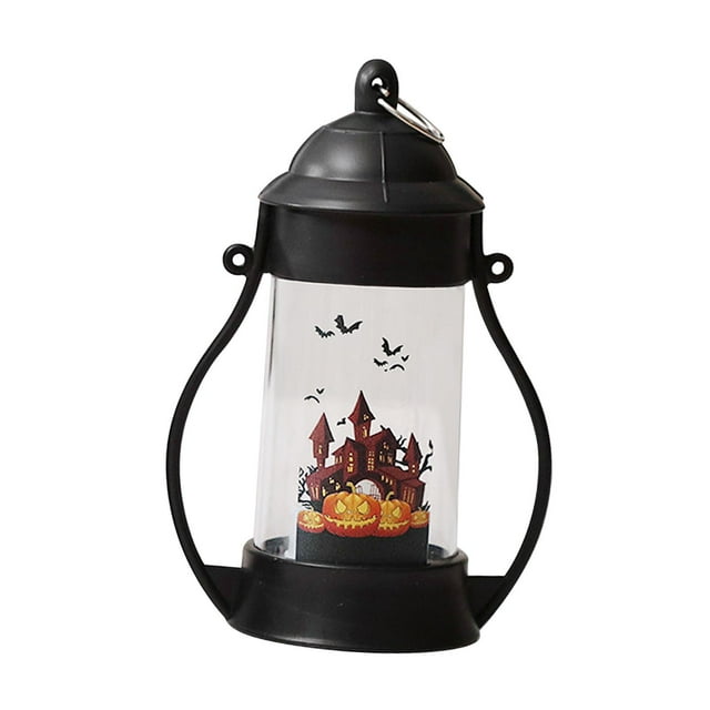 KLKCMS Halloween LED Candle Lantern Party Decoration Pendant for Club Gift Holidays Pumpkin