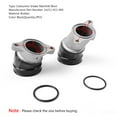 thumbnail image 2 of Carburetor Intake Manifold Boots Fit for Honda CX500 C D Custom Deluxe 1978-1982, 2 of 5