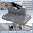 thumbnail image 2 of Coverado Colchón de aire para asiento trasero de coche, cama inflable portátil inalámbrica para coche con bomba de aire y arado integrados, bolsa de almacenamiento, kit de parches, almohadilla para do, 2 of 5