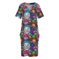thumbnail image 3 of Boognish-vestido holgado de arcoíris con bolsillo para mujer Vestidos de Noche de lujo para mujer vestidos de fiesta para ocasis especiales, 3 of 6