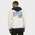 thumbnail image 5 of Men's Darius Rucker Collection by Fanatics Cream New York Giants Distressed Graphics Full-Zip Hoodie, 5 of 6