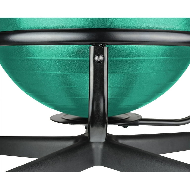 CanDo Ball Chair - Metal - Mobile - with Back - with Arms - with 22 CanDo Ball Chair - Metal - Mobile - with Back - with Arms - with 22