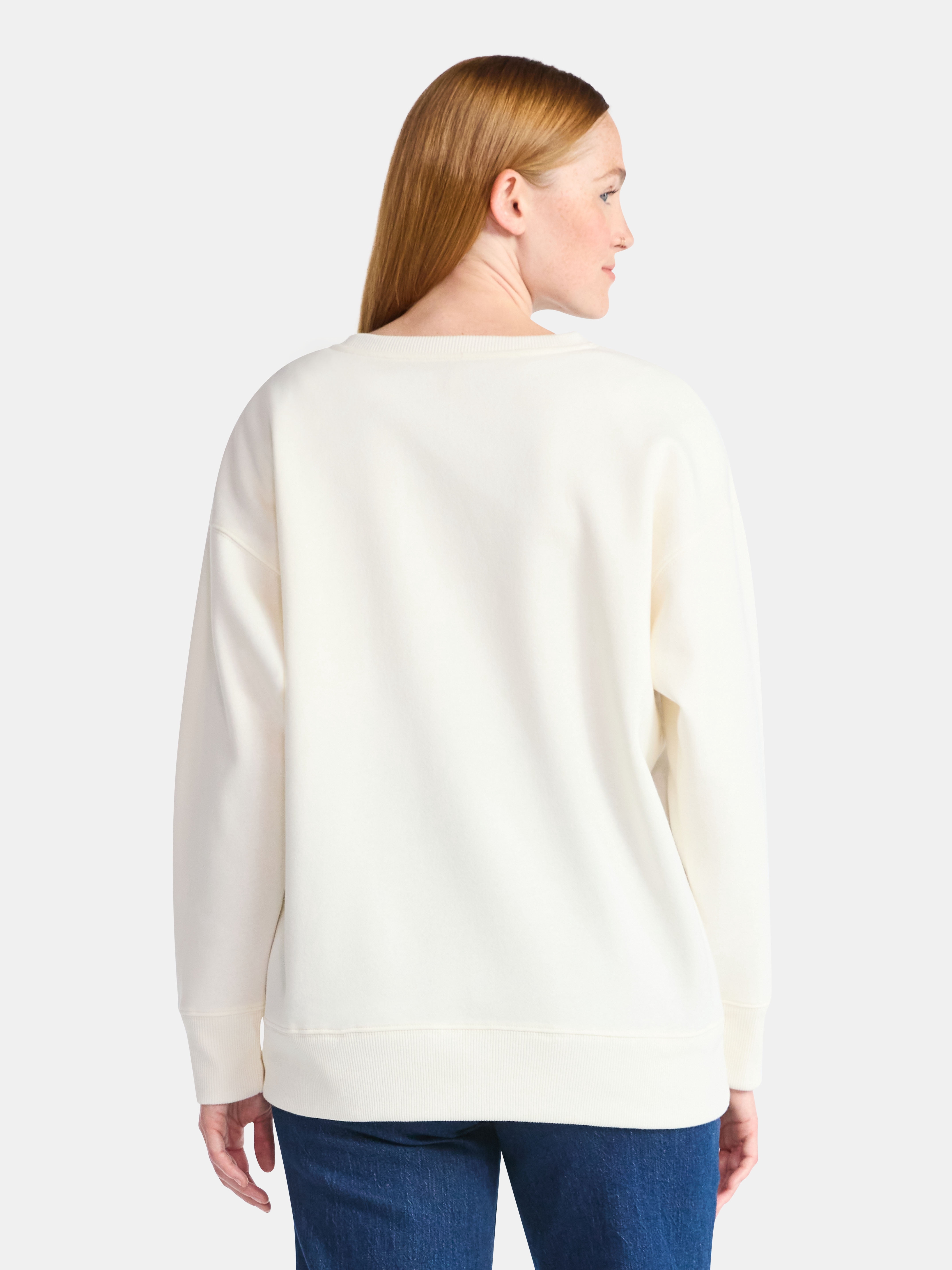 Women's Christmas Soft Tree Graphic Fleece from Holiday Time, Sizes S-XXXL
