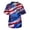 Blue, variant on Men's Scrubs Healthcare Top Moisture-Wicking Stretch Scrub Shirts for Men