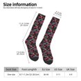 thumbnail image 3 of Bixox Colorful Hawaii Palms Patterned Men's and Women's Knee Socks High Socks Outdoor Sports Socks, 3 of 5