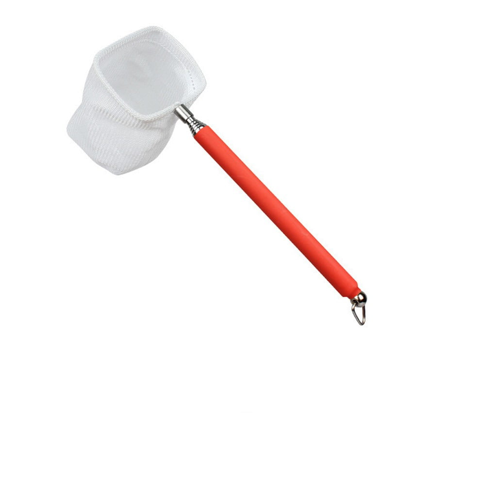 Fish Shrimp Skimming Net Fine Mesh Extendable Stainless Steel Handle