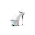 thumbnail image 2 of 7" Pointed Stiletto Glitter Platform Sandal, 2 of 2