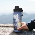 thumbnail image 7 of Fuzoiu Cute Animal Couple Print 18oz Sports Insulated Kettle,Stainless Steel Vacuum Water Bottle, Leakproof Sport Flask, 7 of 7