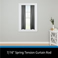 thumbnail image 6 of Mainstays 7/16" Adjustable Tension Curtain Rod, 28-48", White, 6 of 6