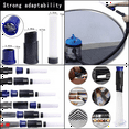 thumbnail image 4 of Kit de accesorios universales para aspiradoras, 8 piezas, adaptador de manguera de plástico para aspiradoras húmedas y secas, accesorios para aspiradoras de 1-1/4 pulgadas, 4 of 7