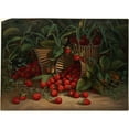 thumbnail image 2 of Virginia Granberry 18x14 Black Ornate Wood Framed Double Matted Museum Art Print Titled - Strawberries (ca. 1861-1897), 2 of 5