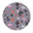 thumbnail image 2 of JEUXUS Flamingo Round Table Cover Resistant Waterproof Tablecloth 60 Inch Washable for Kitchen Party Picnic Pink, 2 of 7
