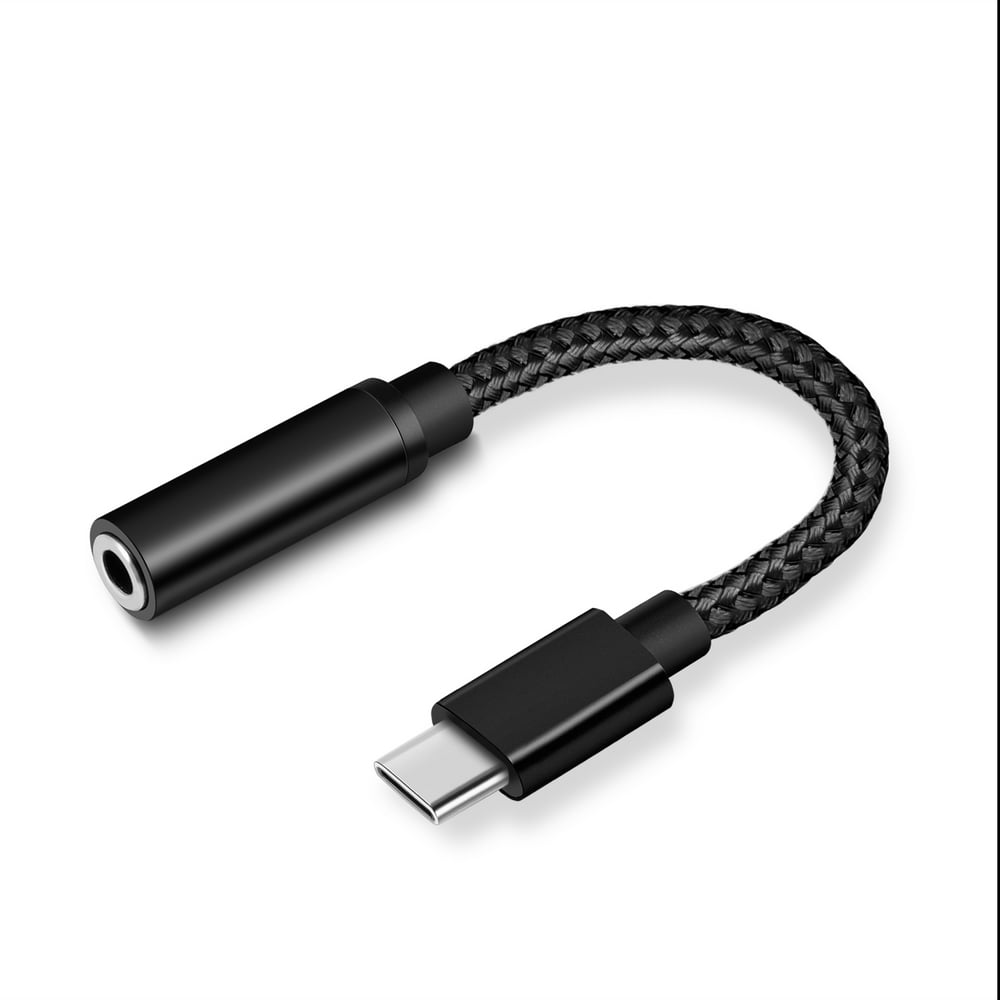 USB-C To 3.5 mm Headphone Jack Adapter, Type C Adapter 3.5mm Aux Audio .